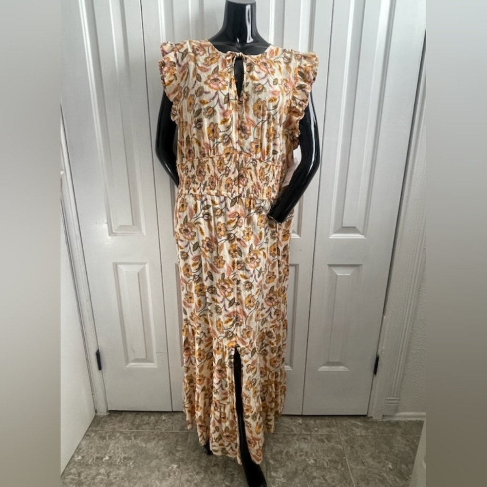 Women's Plus Size Floral Maxi Dress